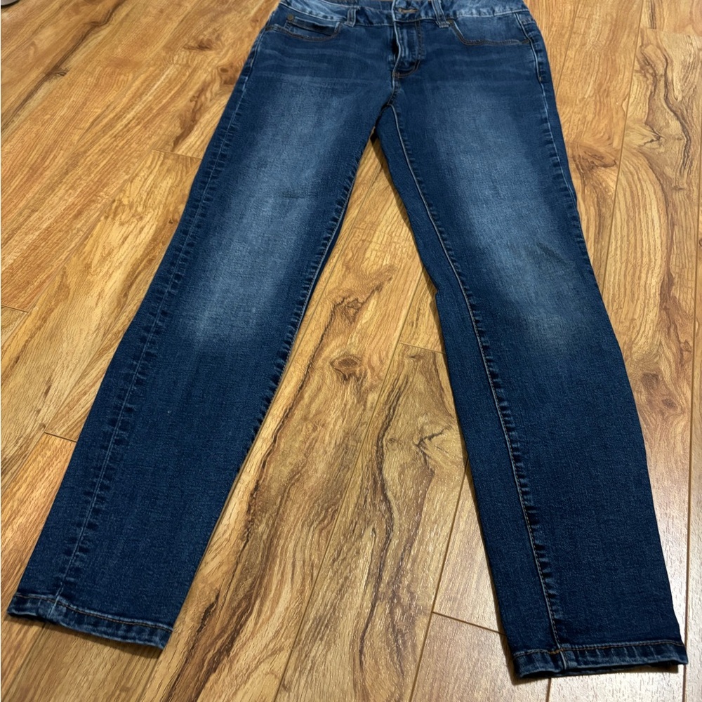 Tahari Dark Blue Skinny Jeans for Women
